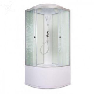 Душевая кабина Deto L 980 с гидромассажем  80х80х215 см